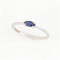 Anneau Zorzan Gioielli Femme in Or blanc Zaffiro 0.30 Ct ANPZ193Z - ANPZ193Z